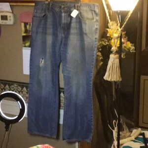 Old Navy Blue Straight Jeans Classic Style